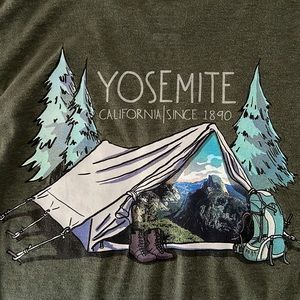 Yosemite National Park Graphic T-shirt
